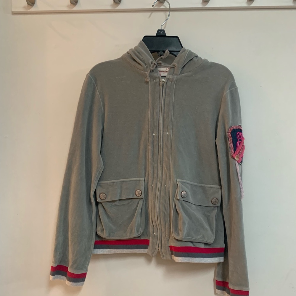 Christian Lacroix Velour Hoodie